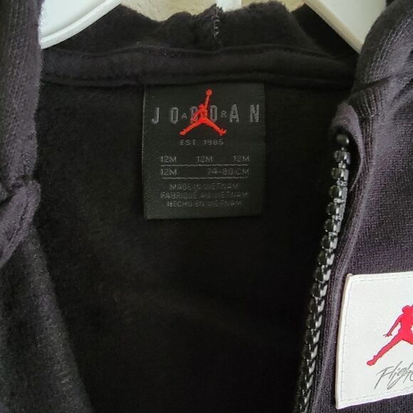 Air Jordan 1 3 4 6 Baby Pants Jacket Black Set - Picture 6 of 11